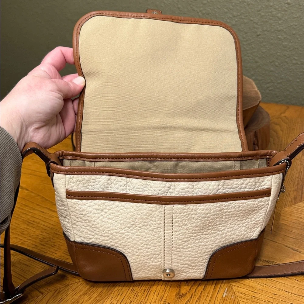 RARE COLOR COACH HADLEY LUXE GRAIN LEATHER FIELD BAG - Picture 8 of 13